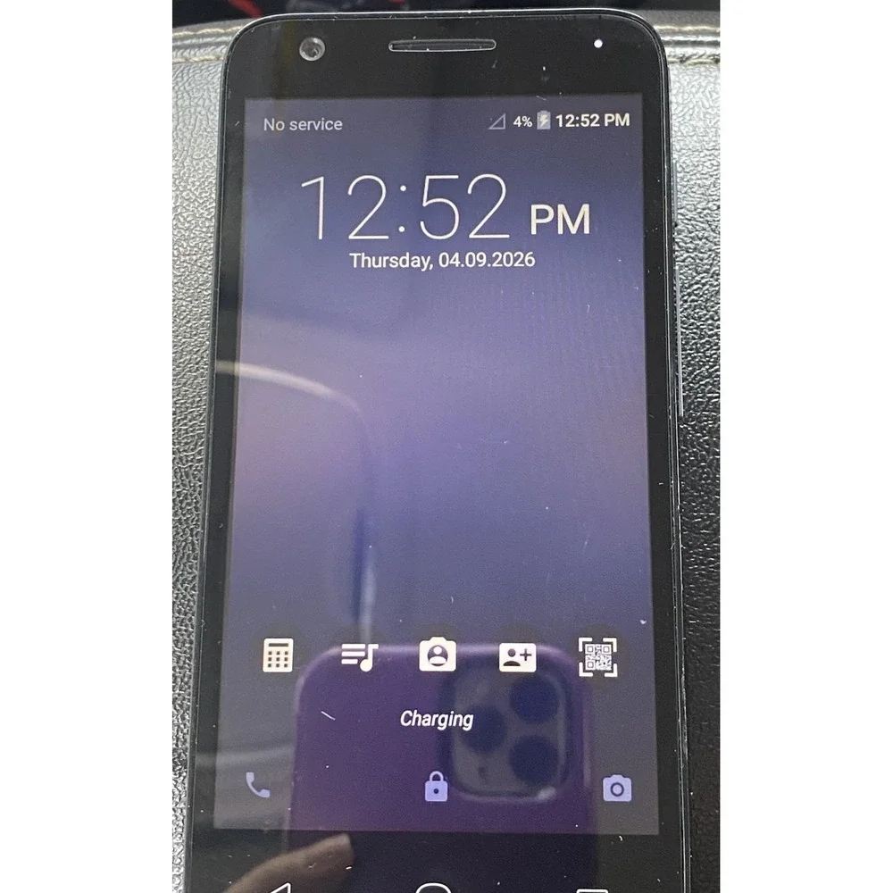 Alcatel Android Smartphone AT&T Black Wi-Fi Bluetooth Bar Mobile Phone